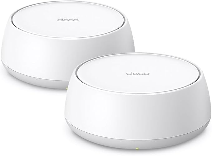 TP-Link Deco BE22 BE3600 Dual-Band Wi-Fi 7 Mesh Router (2-Pack) | AI-Driven Mesh | Gigabit Ports