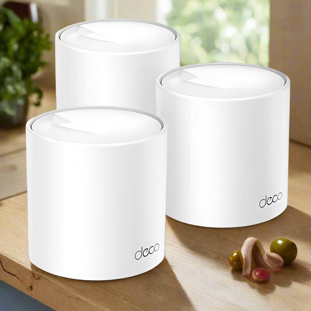 TP-Link Deco X50 (3-Pack) AX3000 3000Mbps Dual Band Wi-Fi 6 Mesh Router System