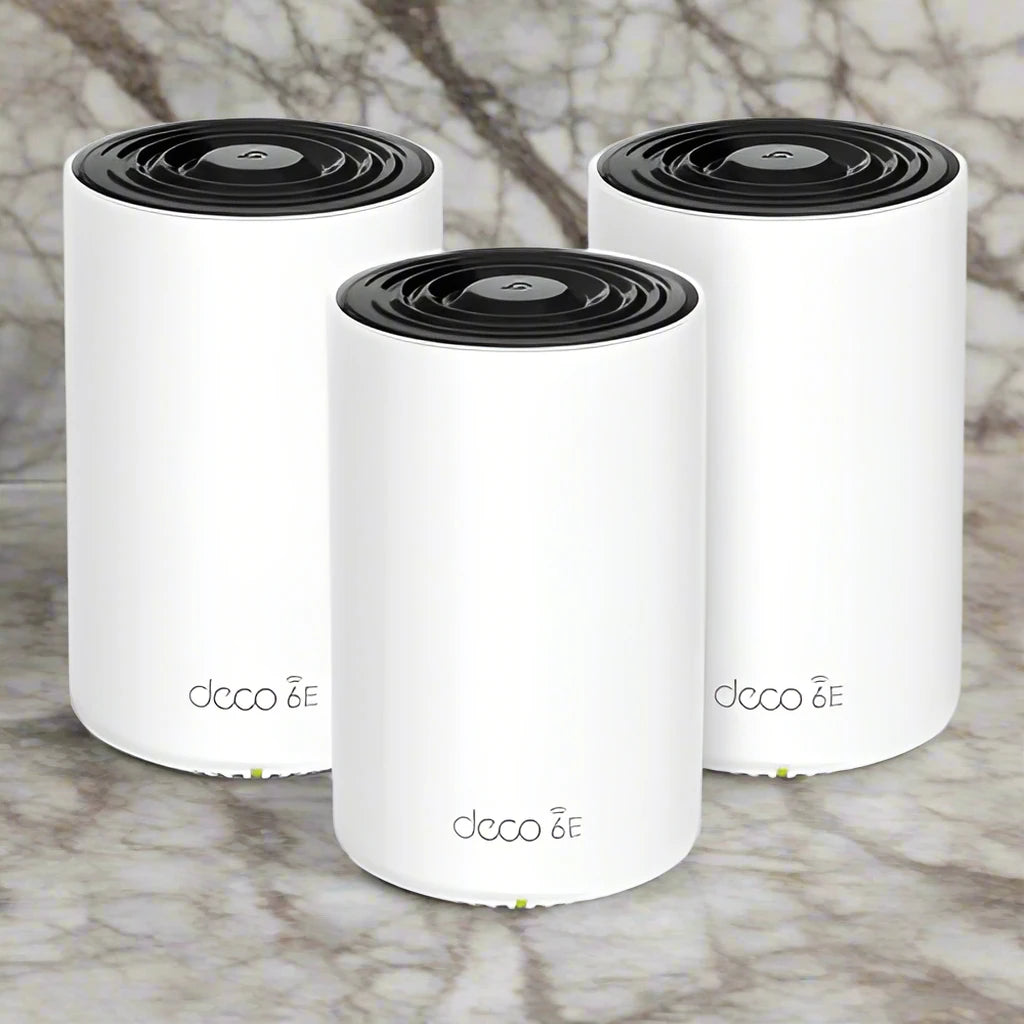Tp-Link Deco XE75 (3-pack) AXE5400 5400Mbps Tri-Band Wi-Fi 6E Mesh Router System
