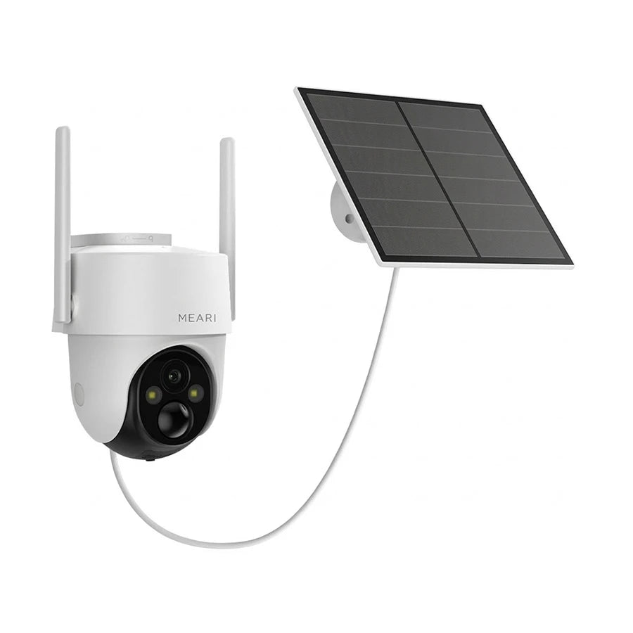 Meari V1 4G AOV 3.6mm 3.0MP Wi-Fi PTZ Dome IP Camera With Solar Panel