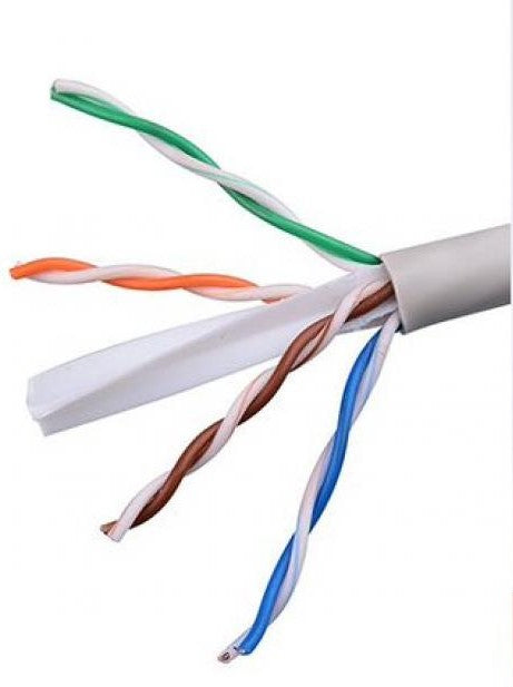 Hikvision DS-1LN6-UU 305 m CAT6 UTP Network Cable (Solid Copper, 0.565 mm, CM)
