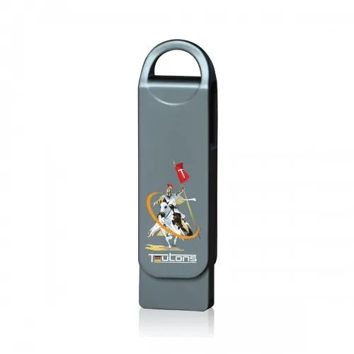 Teutons Metallic Knight Finder Silver 32GB USB 3.1 Gen 1 Flash Drive