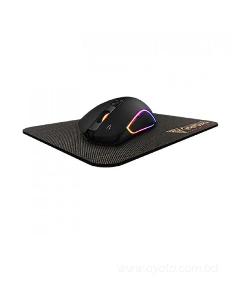 Gamdias Multi-color Breathing Lighting ZEUS E3 Gaming Mouse with NYX E1 Gaming Mouse Mat Combo
