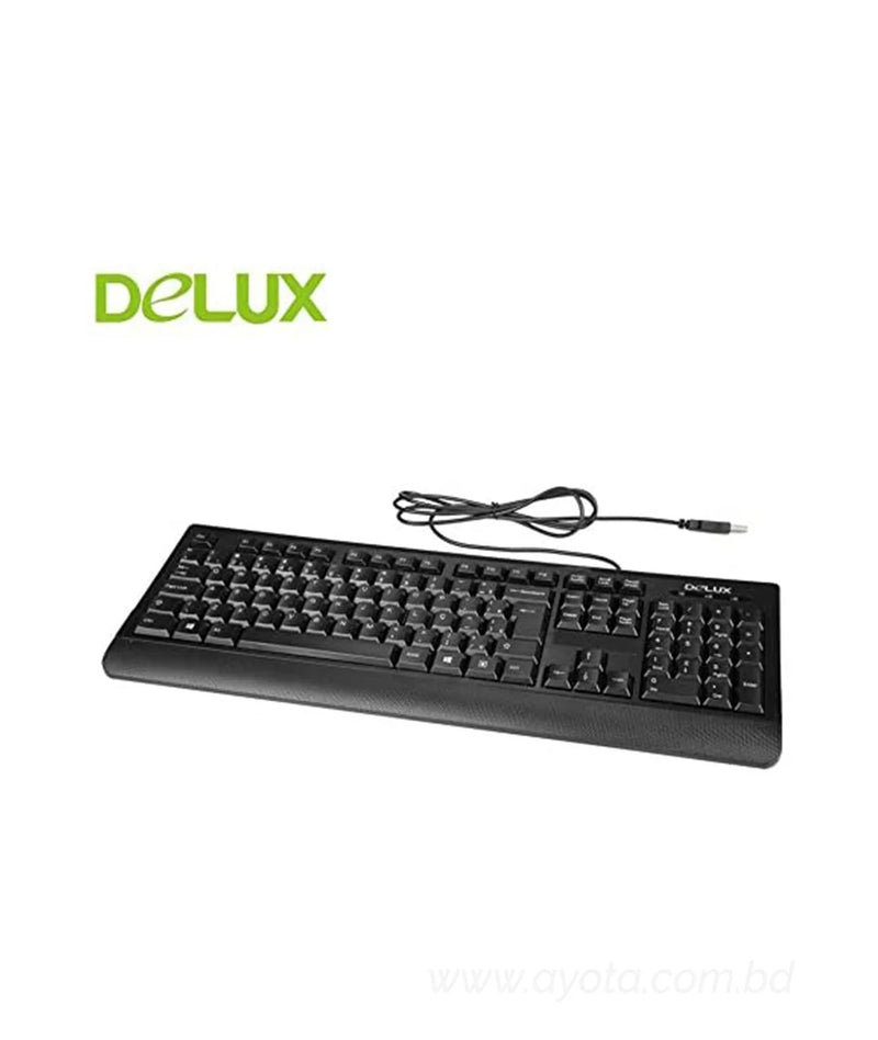 Delux K6010 Wired USB Keyboard