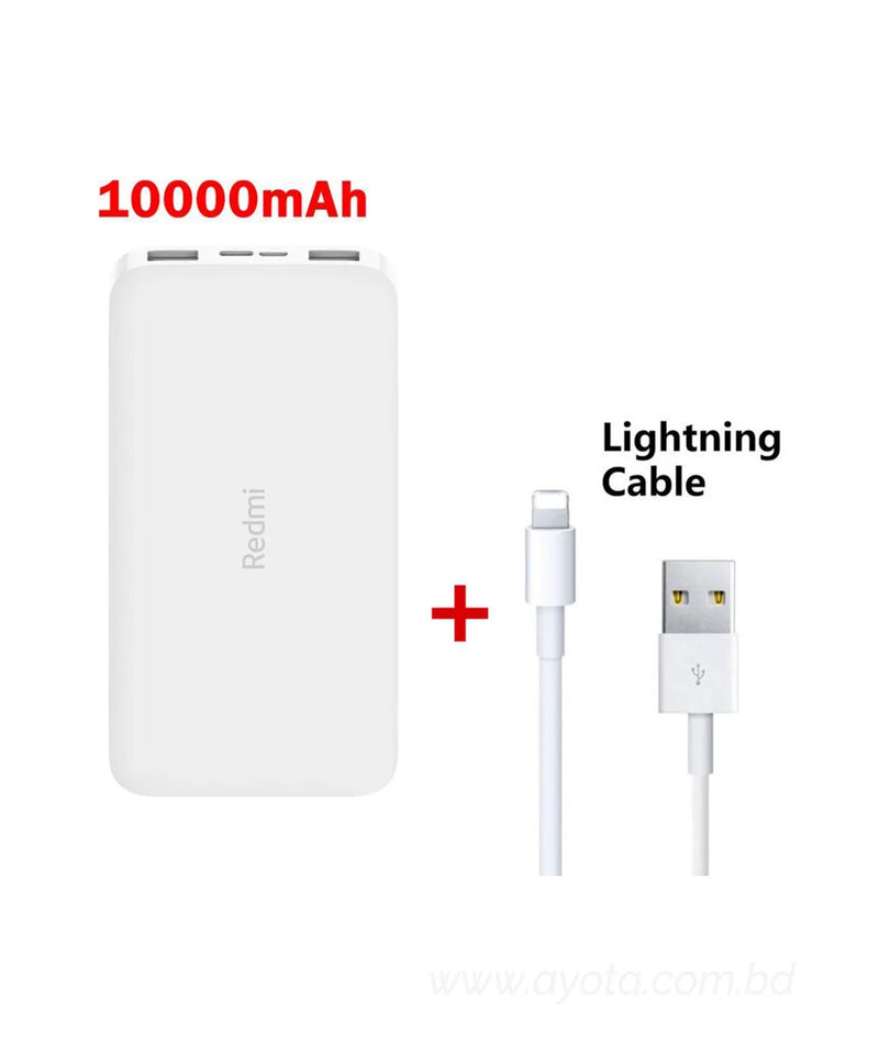 Xiaomi Micro USB & USB-C Dual Mi Redmi PB200LZM 20000mAh Quick Charging Power Bank