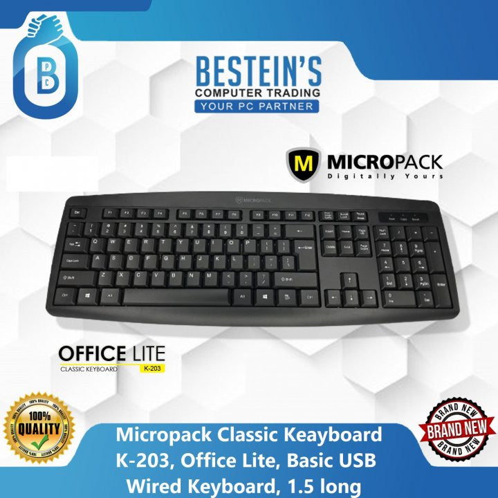 Micropack K203 Basic USB Keyboard (Office Lite) Best Price In BD  