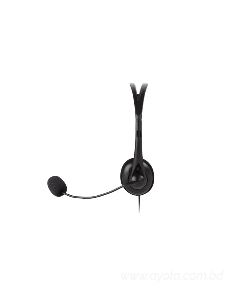 A4tech Headphone noise free HS19 3.5mm  Black