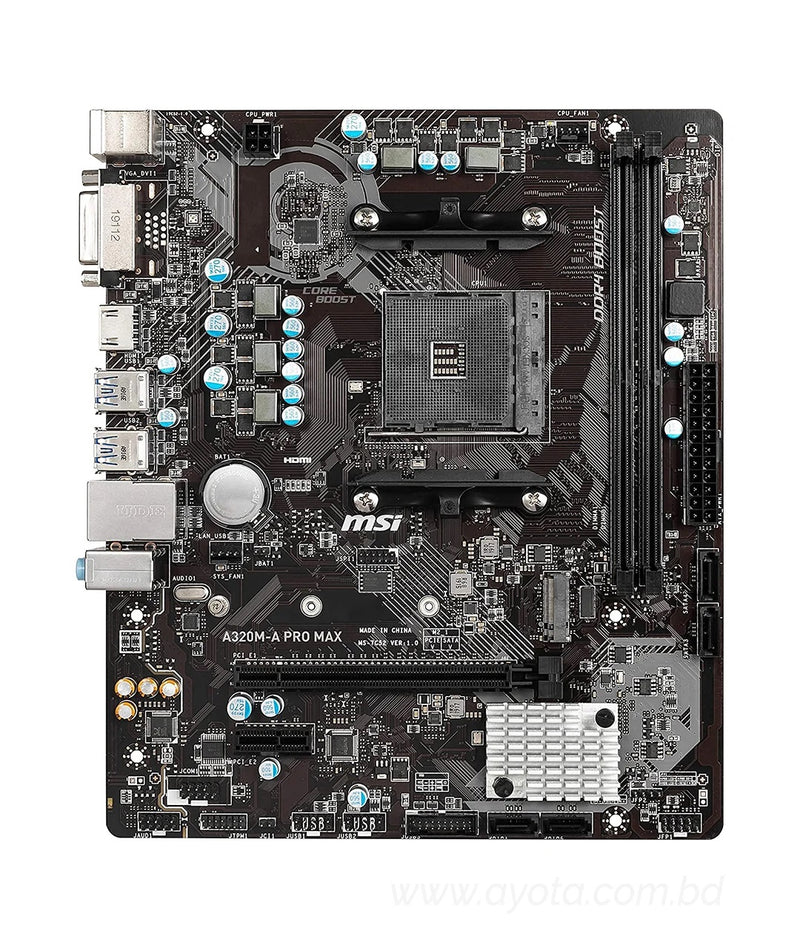 MSI A320M-A Pro Max AMD Motherboard-Best Price In BD