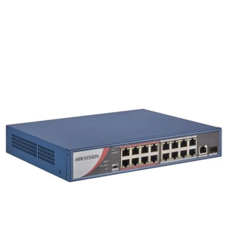 Hikvision DS-3E0318P-E/M(B)16 Port Fast Ethernet Unmanaged POE Switch-price in bd