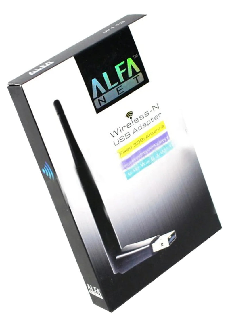 Alfa Net W113 WiFi Fixed 3DBi Antenna Wireless-N USB Adapter-Best Price In BD