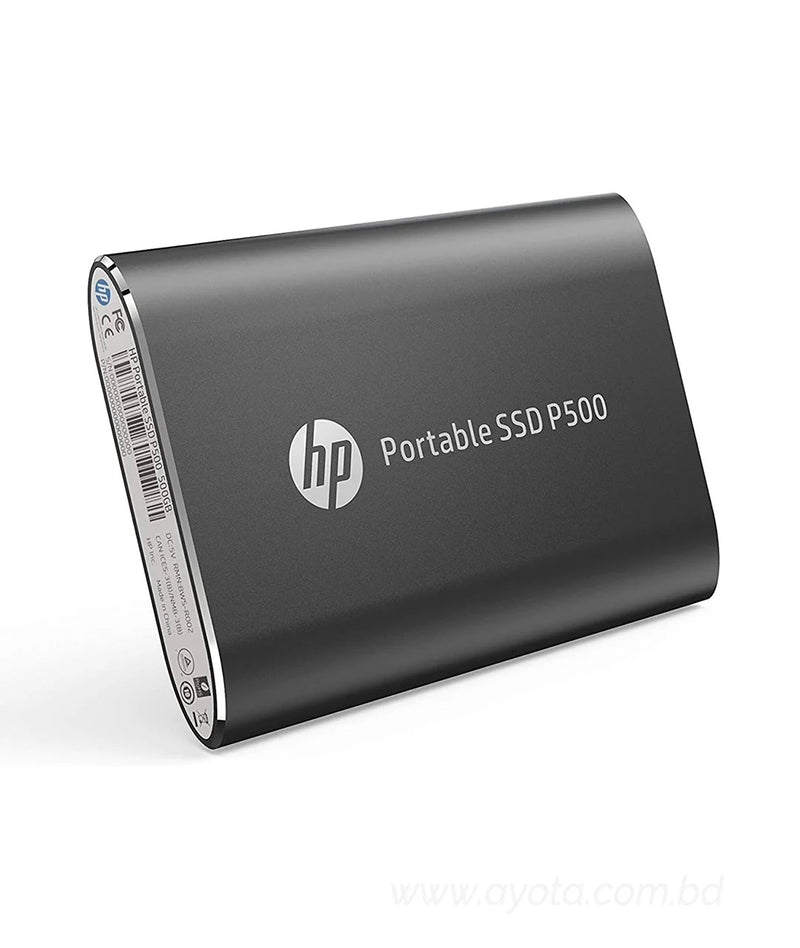 HP P500 1TB Portable External Solid State Disk USB 3.2 Type-C, Black (1F5P4AA