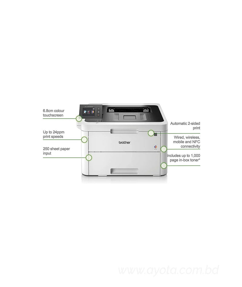 Brother HL-L3270CDW Color Wireless LED Printer-Best Price In BD