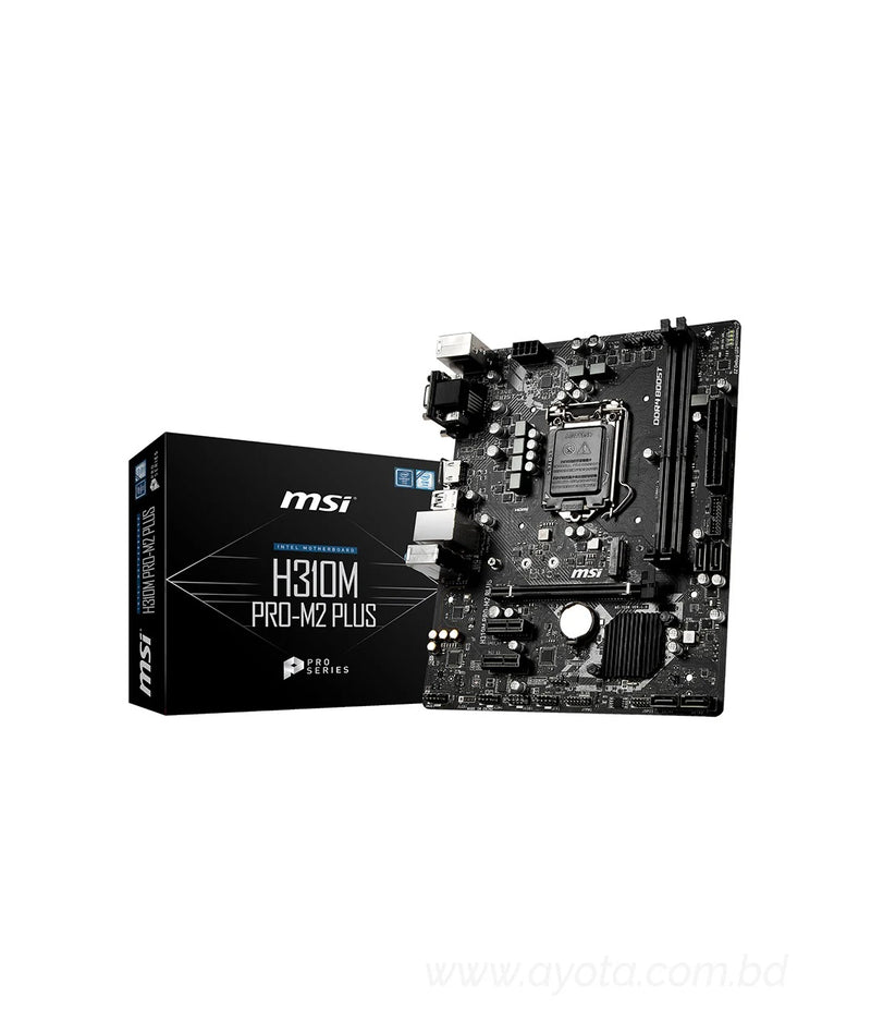 MSI H310M Pro-M2 Plus Intel 9th Gen Motherboard-Best Price In BD