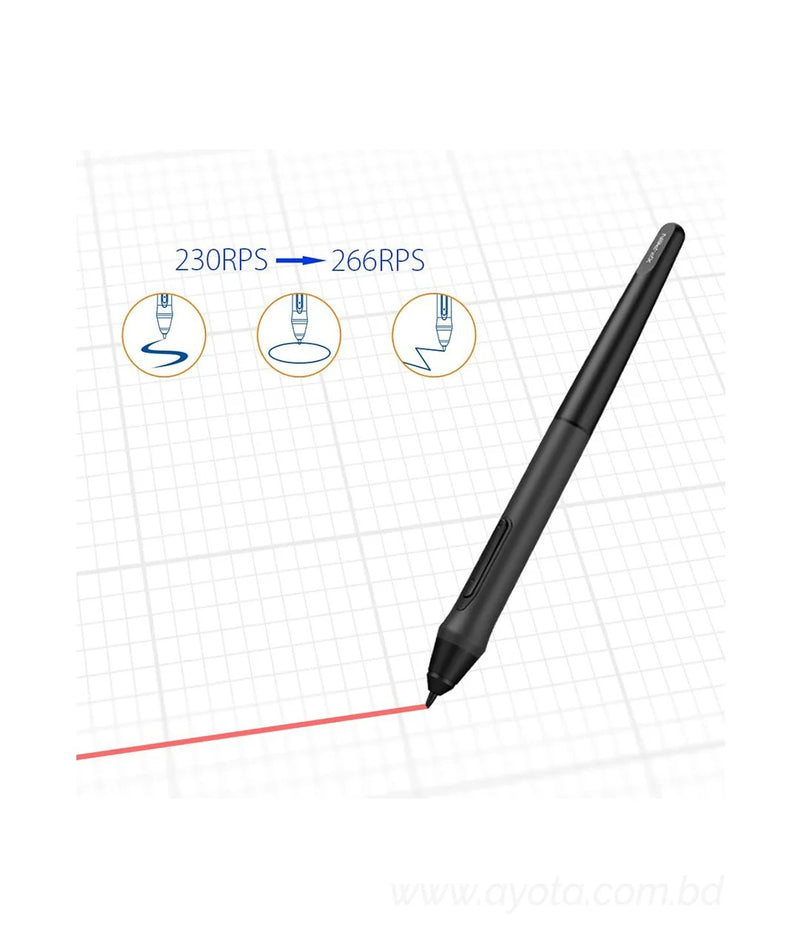XP-PEN Deco 03 Wireless 2.4G Digital Graphics Drawing Tablet Drawing Pen Tablet with Battery-free Passive Stylus and 6 Shortcut Keys (8192 levels pressure) 10x6 Inch