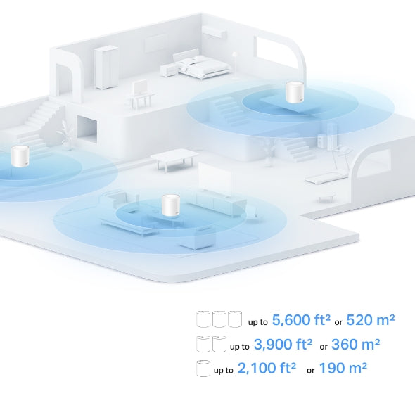 TP-Link Deco X10 AX1500 Dual-Band WiFi 6 Mesh Router (1 Pack)