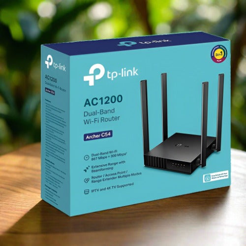 TP-Link Archer C54 AC1200 Dual Band 4 Antenna MU-MIMO Beamforming Wi-Fi Router