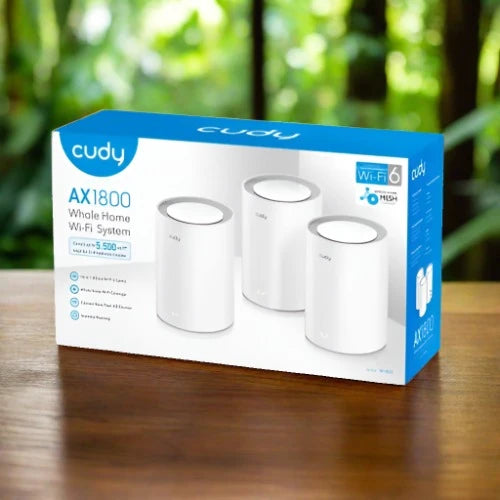 Cudy M1800 (3 Pack) AX1800 Whole Home Mesh WiFi 6 Router