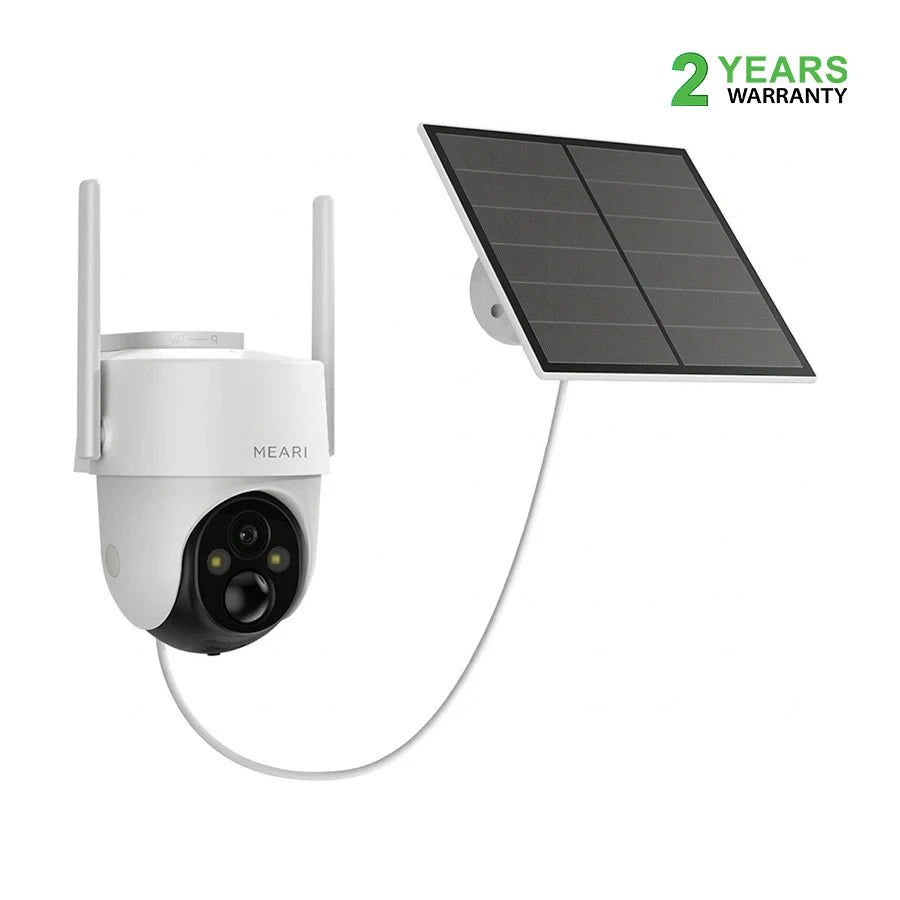 Meari N2 4mm 3.0MP Wi-Fi PTZ Smart Dome IP Camera With Solar Panel