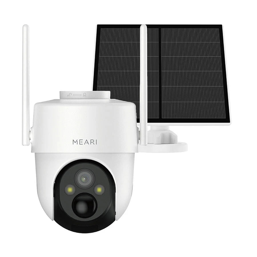 Meari V1 4G AOV 3.6mm 3.0MP Wi-Fi PTZ Dome IP Camera With Solar Panel