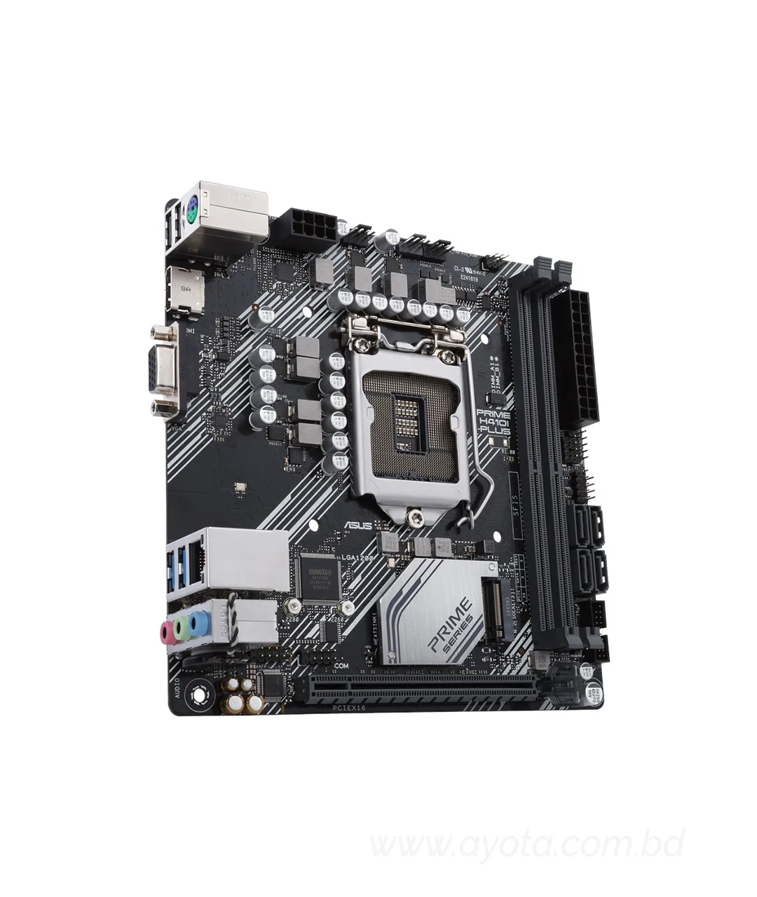 Asus Intel® H410 (LGA 1200) Mini-ITX motherboard, M.2, DDR4 2666MHz, HDMI,D-SUB, USB 3.2 Gen 1 ports, SATA 6 Gbps, COM header