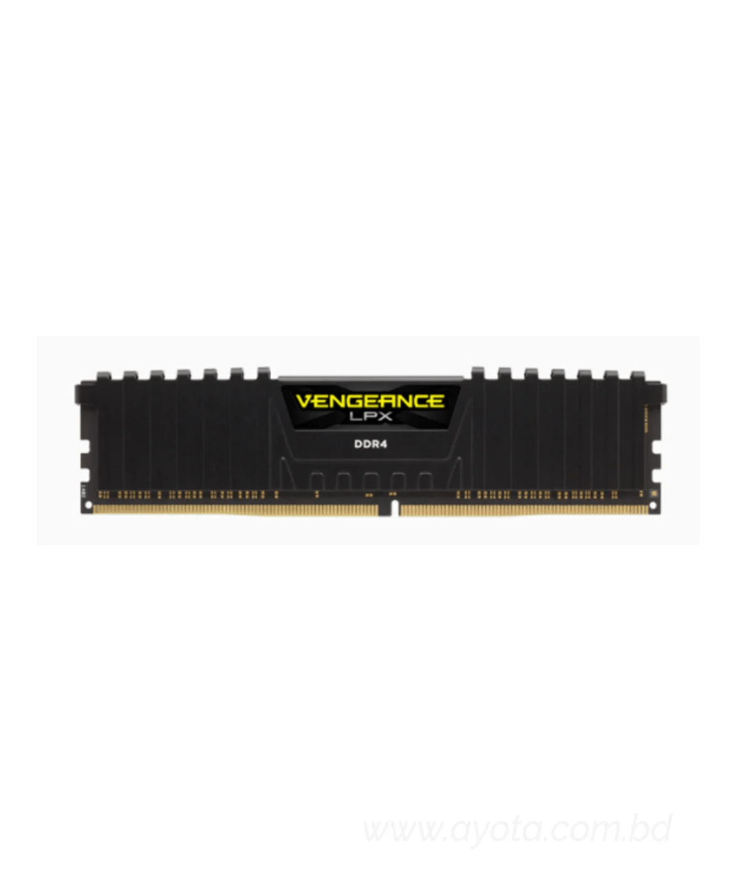 Corsair VENGEANCE® LPX 8GB (1 x 8GB) DDR4 DRAM 2400MHz C14 Memory Kit - Black