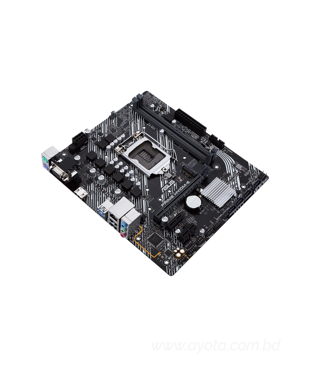 PRIME H410M-E/CSM   Intel® H410 (LGA 1200) mic-ATX motherboard with M.2 support, DDR4 2933MHz, HDMI, D-Sub, USB 3.2 Gen 1 ports, SATA 6 Gbps, COM header