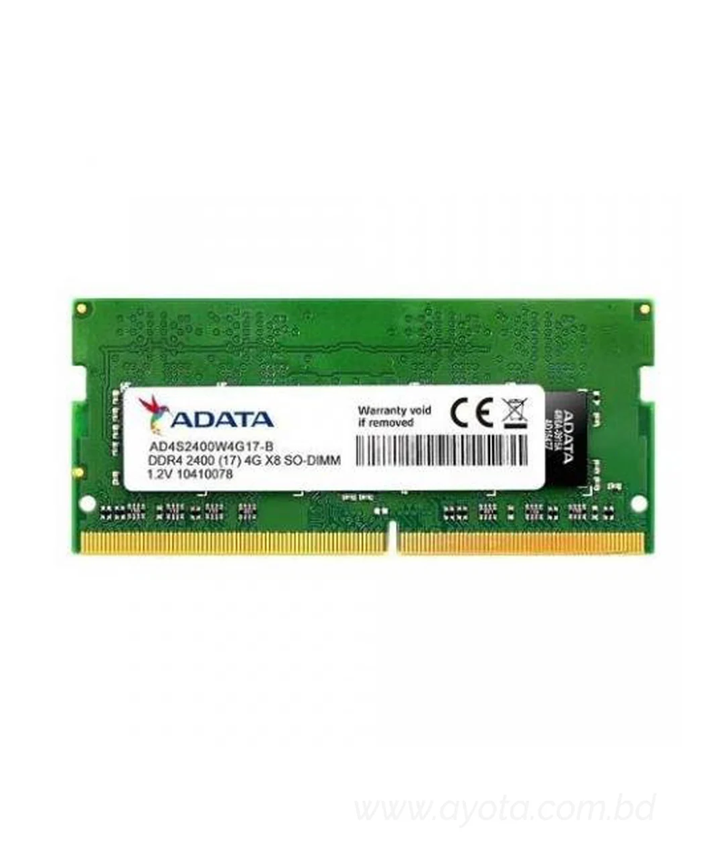 Adata 4GB DDR4 2400MHz Laptop Ram-Best Price In BD