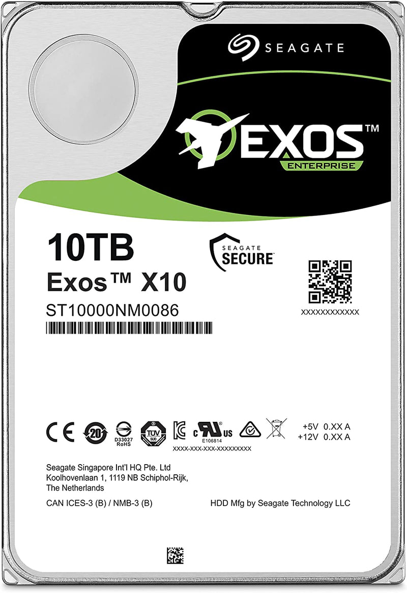 Seagate Exos x10 10TB SATA 6Gb/s 256MB Cache Enterprise Hard Drive 3.5"-Best Price In BD  