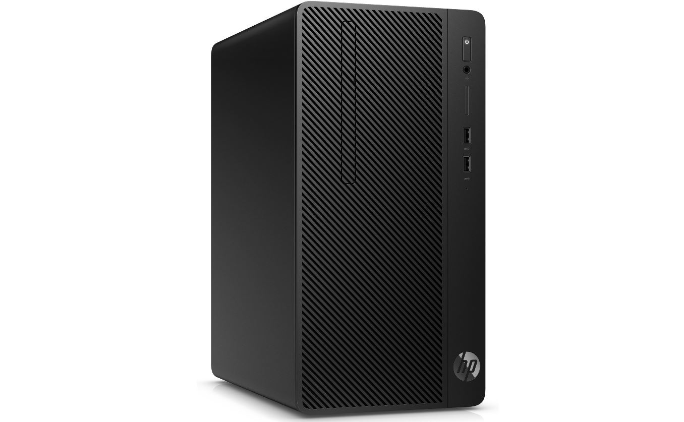 HP 290 G4 Microtower PC Core i3 10100 3.6GHz 4GB Ram 1TB HDD DVD-RW -Black