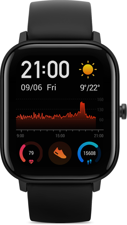 AMAZFIT GTS 1.65 AMOLED Display Smart Watch