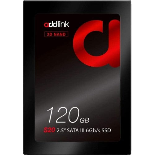 Addlink S20 120GB 2.5" SATA III 6Gb/s 3D Nand SSD-Best Price In BD