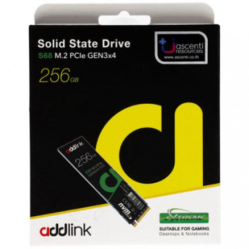 Addlink S68 256GB M.2 2280 PCIe 3x4 NVMe SSD-Best Price In BD  