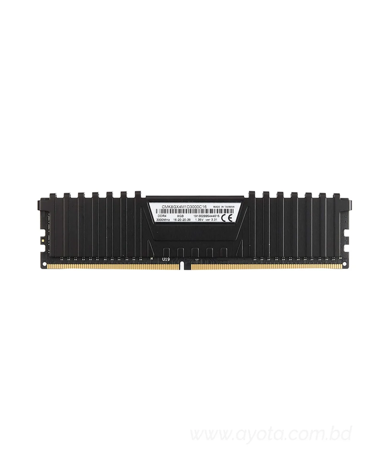 Corsair VENGEANCE® LPX 8GB (1 x 8GB) DDR4 DRAM 2666MHz C16 Memory Kit - Black