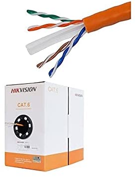 Hikvision DS-1LN6-UU 305 m CAT6 UTP Network Cable (Solid Copper, 0.565 mm, CM)