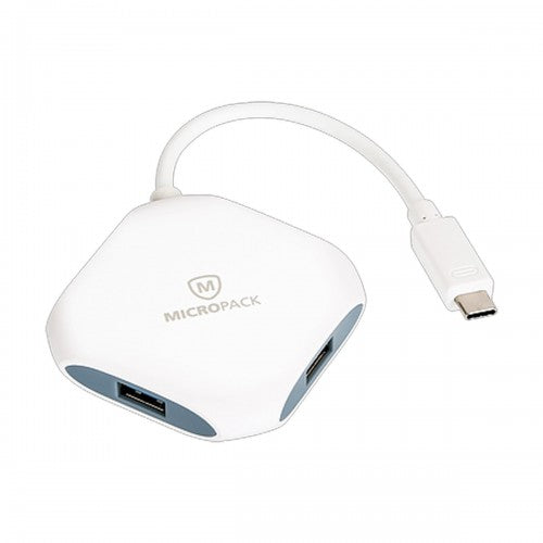 Micropack MDC 4A HUB White (Usb Type C to 4 Port USB 3.0)-Best Price In BD  