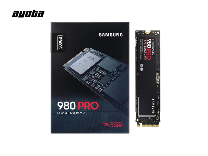 amsung 980 Pro 500GB PCIe 4.0 M.2 NVMe SSD