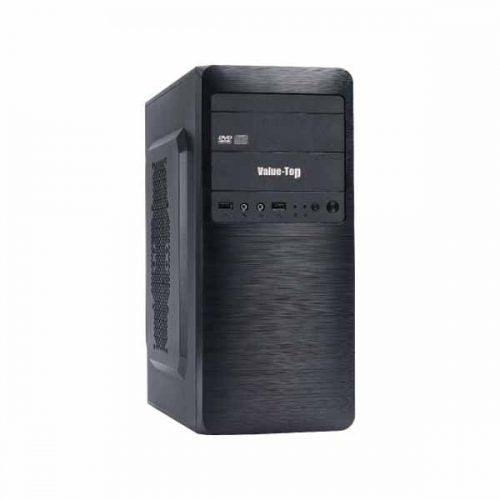 Value Top VT-E160 Mid Tower Black ATX Desktop Casing With Standard PSU-Best Price In BD  