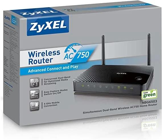 Zyxel NBG 6503 750Mbps Dual-Band AC750 Wireless Router-best price in bangladesh