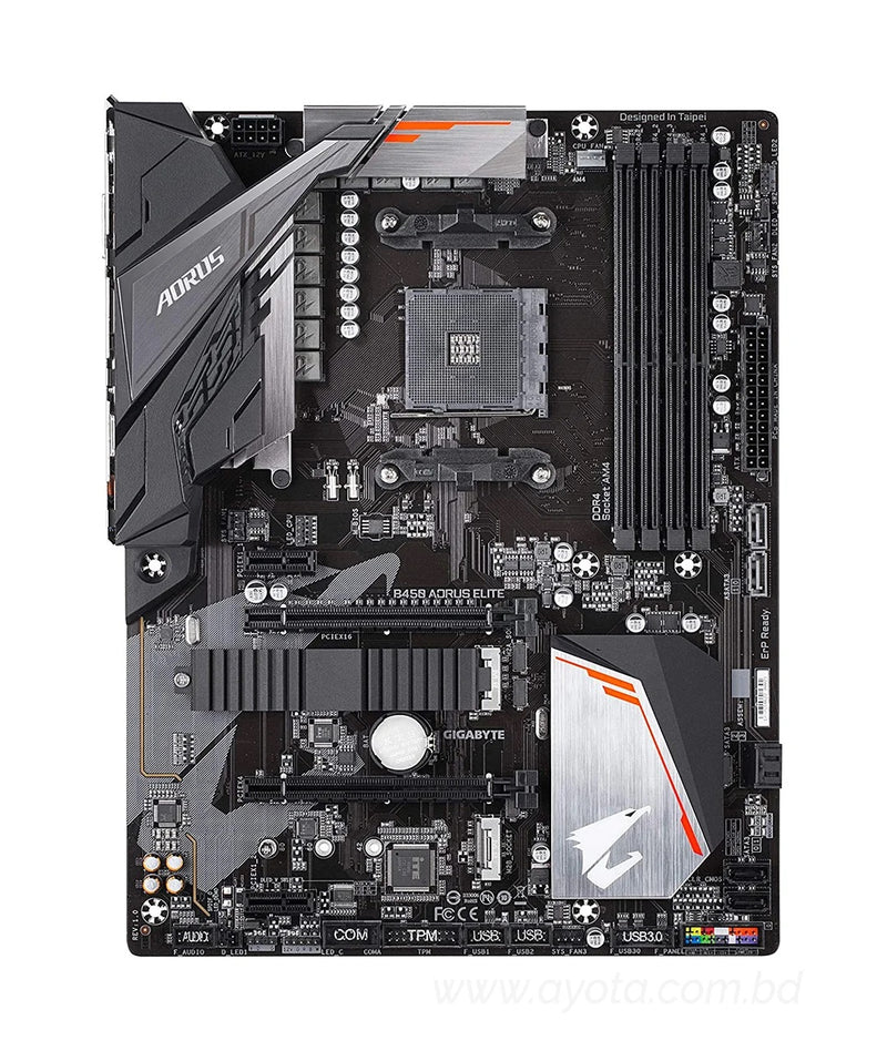 Gigabyte B450 AORUS ELITE AMD ATX Motherboard-Best Price In BD