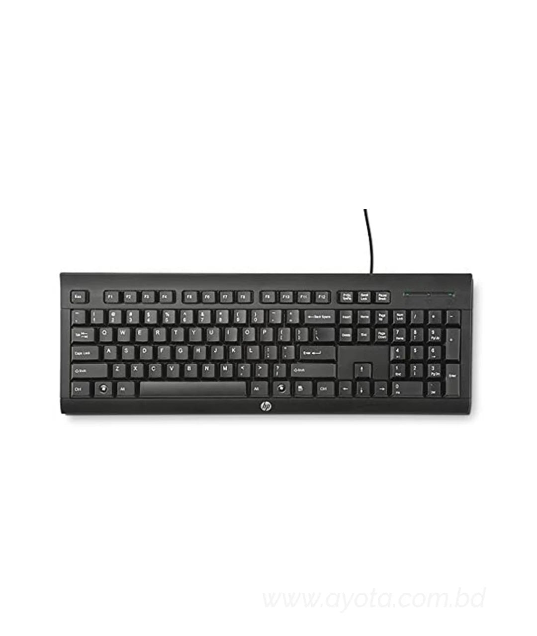 HP K1500 H3C52AA#ABA Black Wired Standard Keyboard