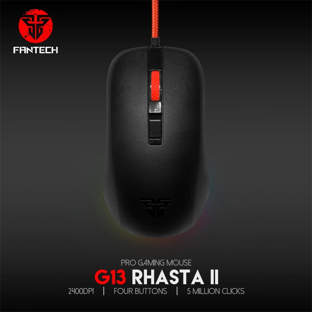 Fantech Pro Gaming G13 Rhasta  Black Mouse