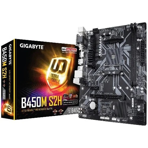 Gigabyte B450M S2H ULTRA Durable Motherboard-Best Price In BD