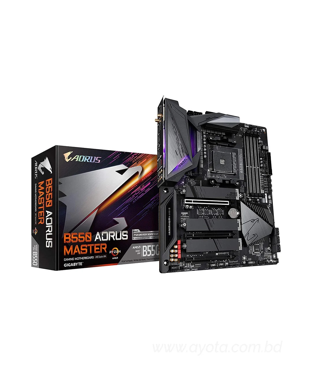 GIGABYTE B550 AORUS MASTER WIFI AMD Motherboard-Best Price In BD