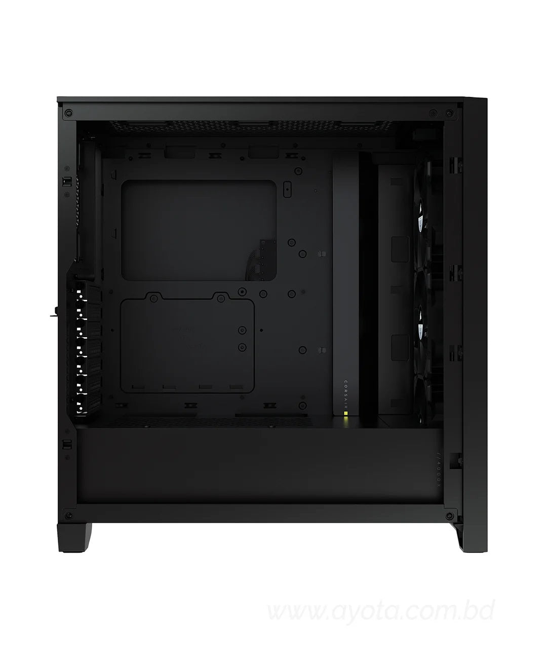 Corsair iCUE 4000X RGB Tempered Glass ATX Mid Tower Computer Case (Black)-Best Price In BD  