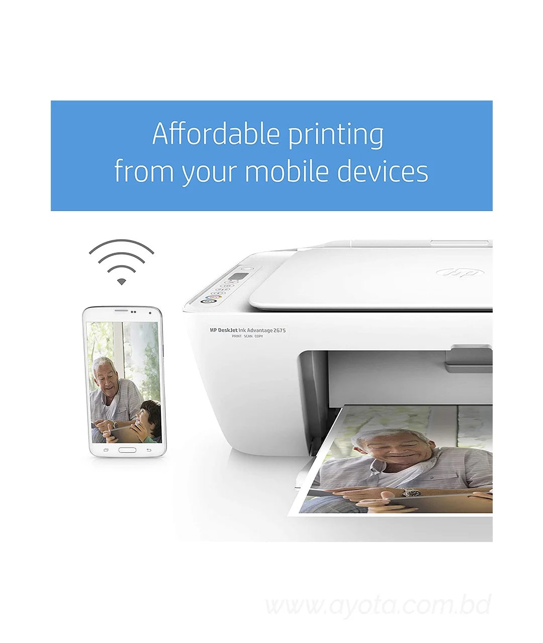 HP DeskJet Ink Advantage 2675 All-In-One Printer