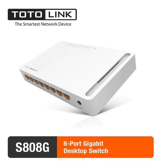  TOTOLINK S808G 8-Port Gigabit Desktop Switch-best price in bd