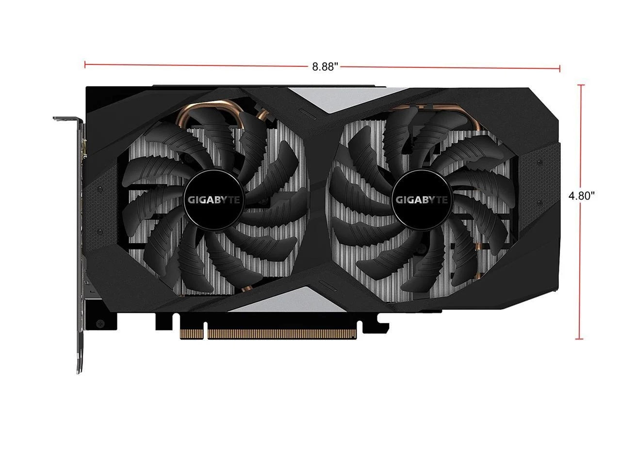 GIGABYTE Geforce RTX 2060 OC 6G Graphics Card, 2 x WINDFORCE Fans, 6GB 192-Bit GDDR6, GV-N2060OC-6GD Video Card