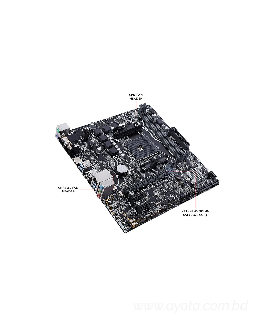 ASUS Prime A320M-K AMD Ryzen AM4 DDR4 HDMI VGA M.2 Micro-ATX A320 Motherboard