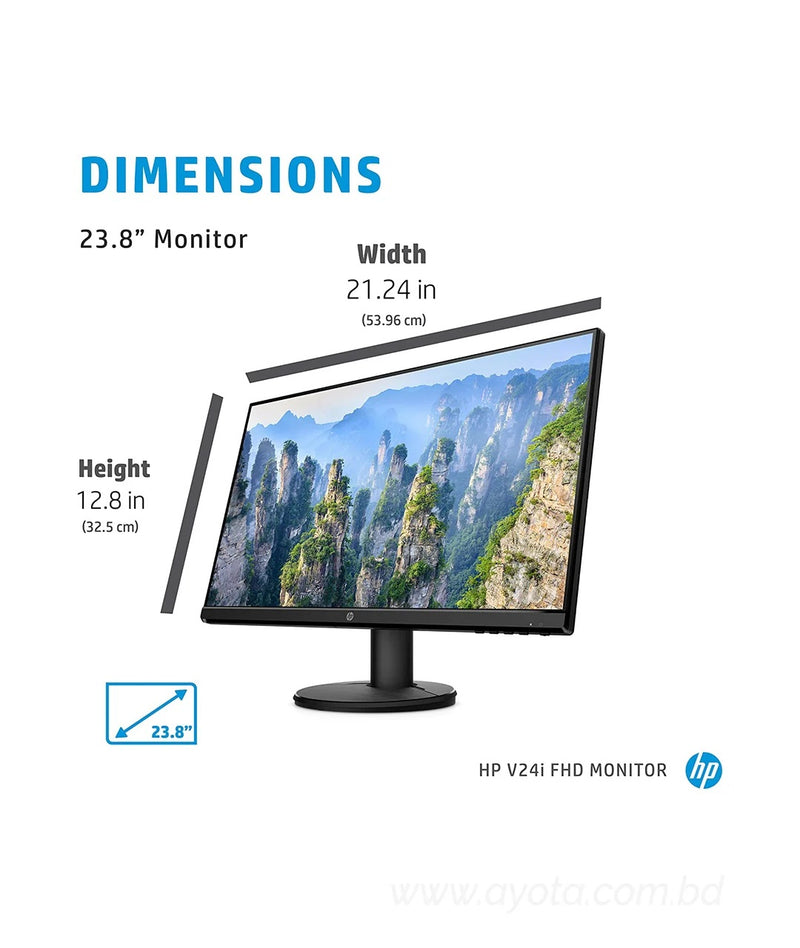 HP V24i 24'' Full HD IPS Monitor-Best Price In BD
