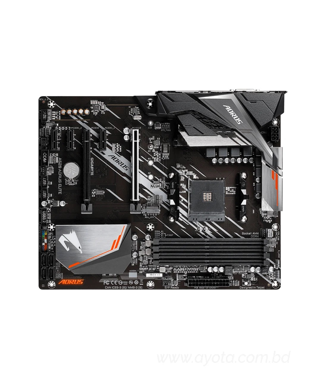 Gigabyte A520 Aorus Elite AMD AM4 ATX Gaming Motherboard-Best Price In BD